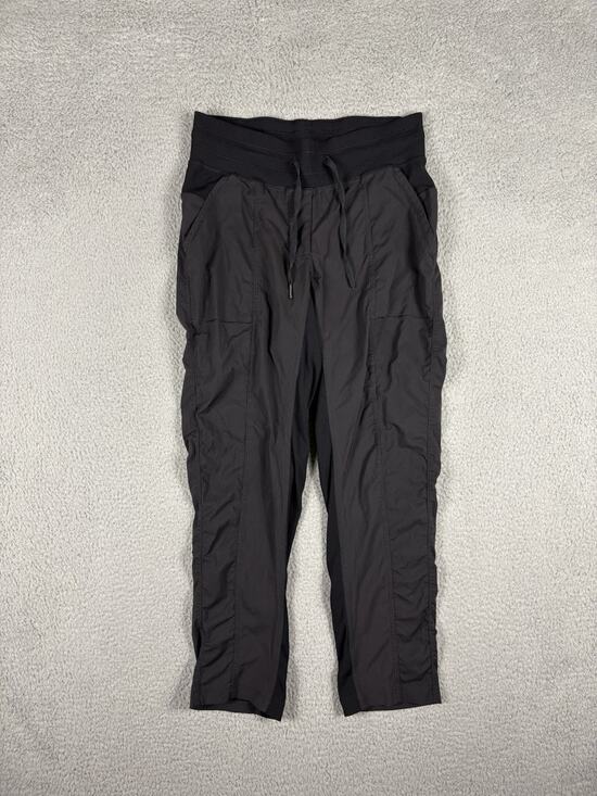 lululemon athletica Pants - Lululemon Joggers 8 Black Dance Studio Mid Rise Drawstring Casual Travel Pants
